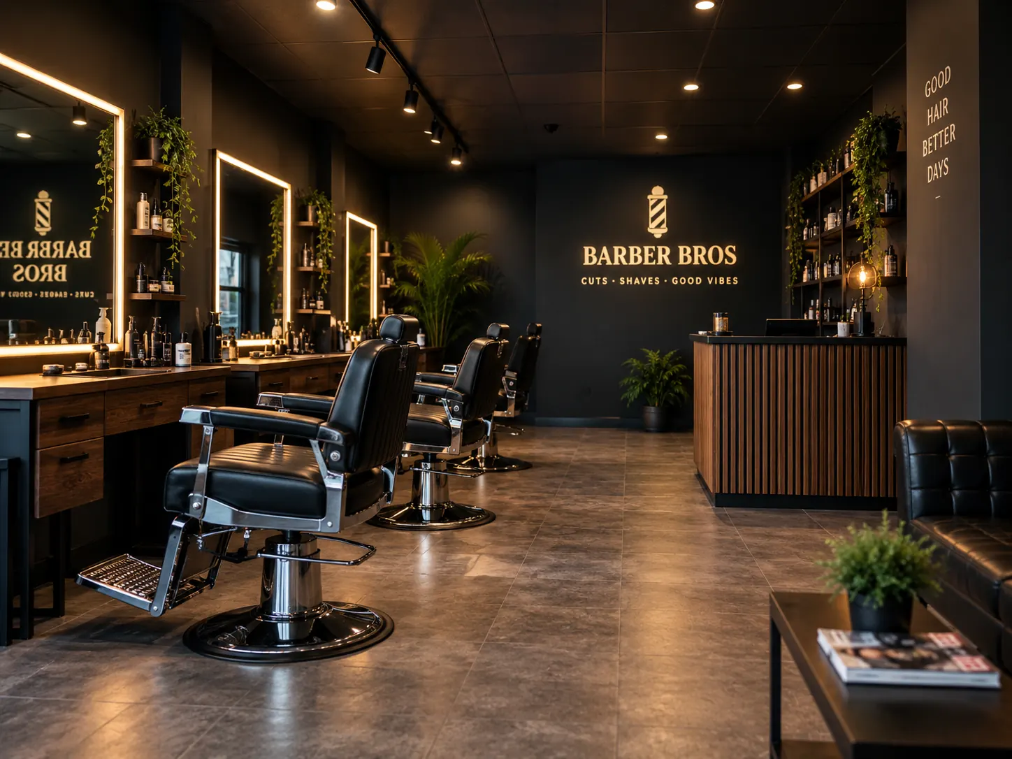 Barbershop interieur