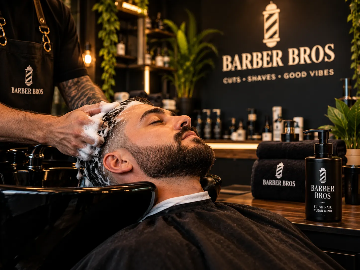 Werkplek barbershop